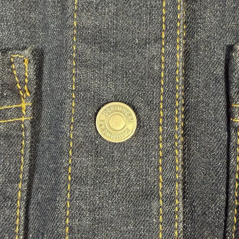 Stoosh Vintage Look Women's Denim Blue Jean‎ Long Sleeve Jacket Size Small NWT